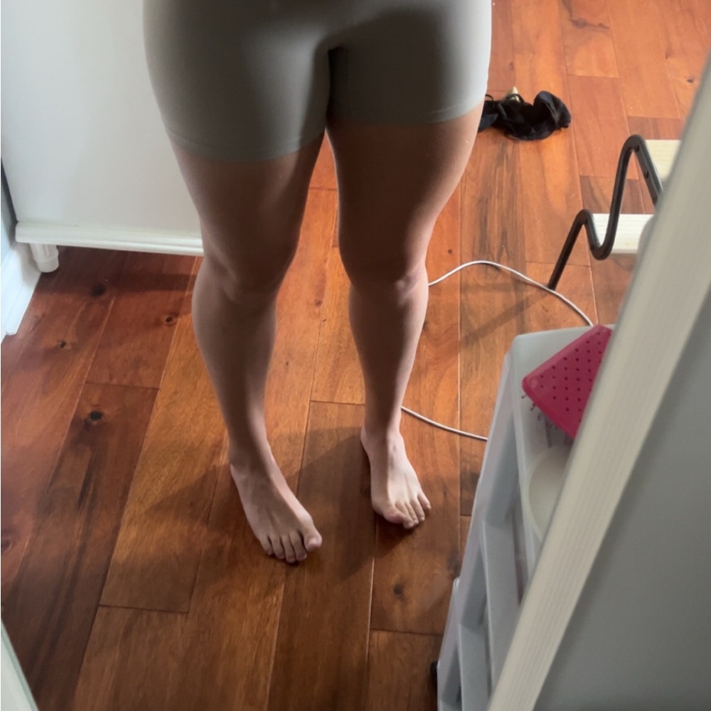tan Biker Shorts